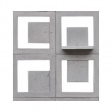 Cobogos Cimenticios Itacoa Corner Cube 40x40 Marca Gauss